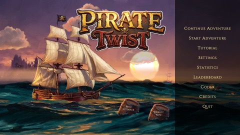 The Pirate Twist main menu
