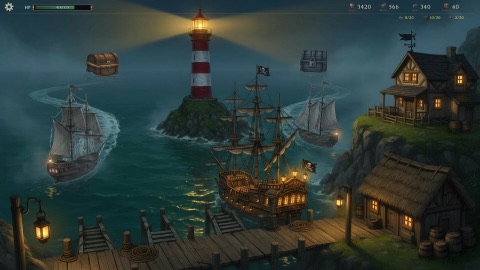 The Port hub between expeditions