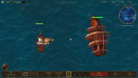 A skirmish at sea